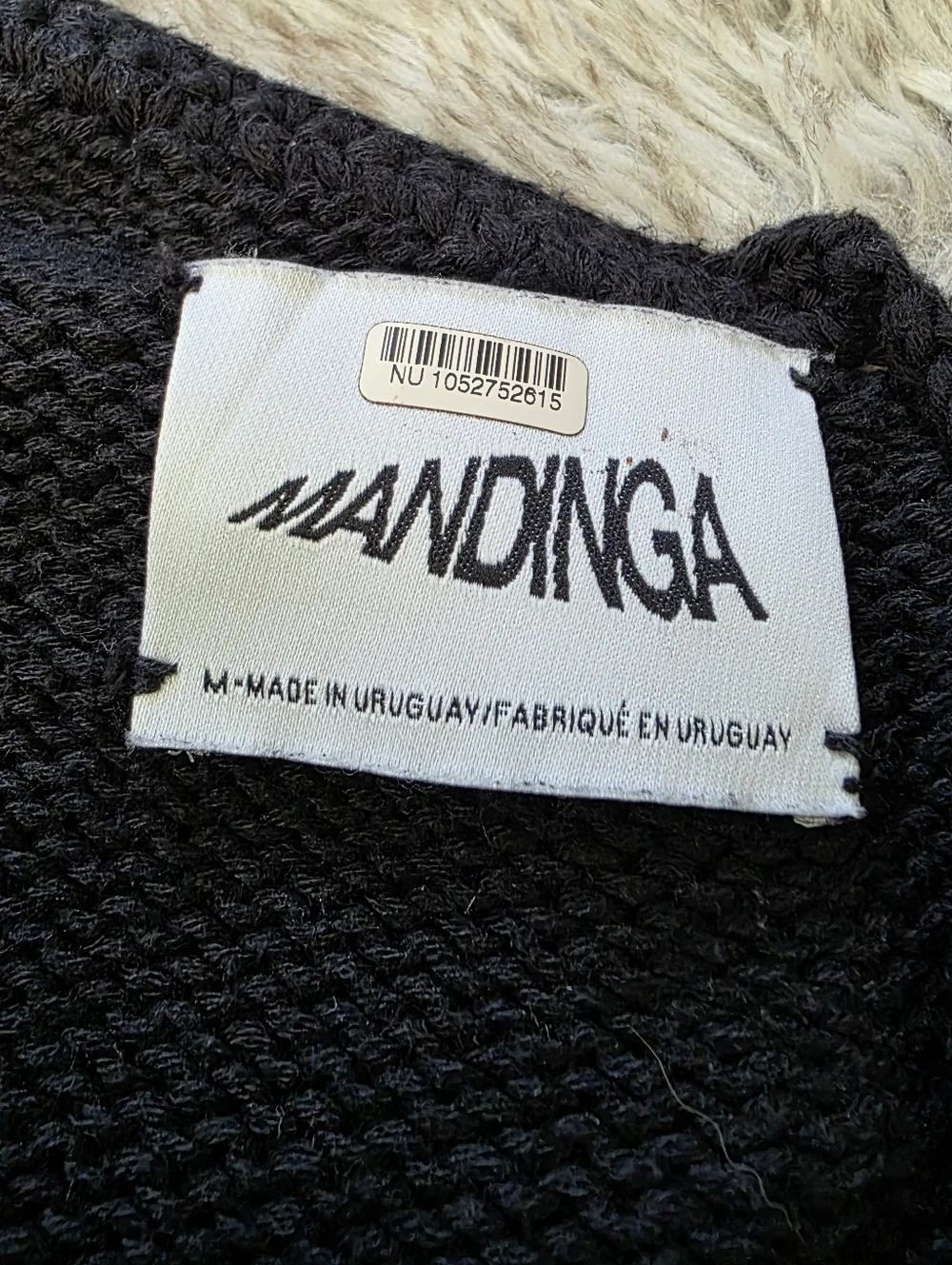 Mandinga Rose Crop Top Black And Lime Green Knit With‎ White And Purple Floral